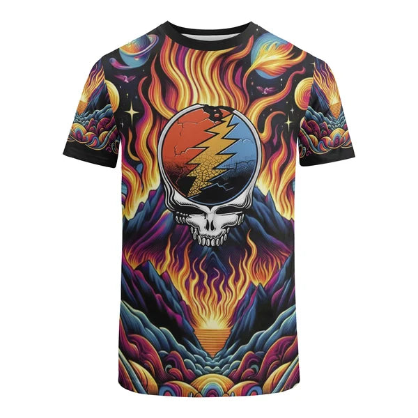 Grateful Dead 3D Print T-Shirt