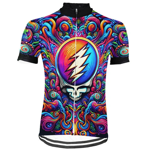 Customized Grateful Dead Skull Collection 2 Cycling Jersey For Men