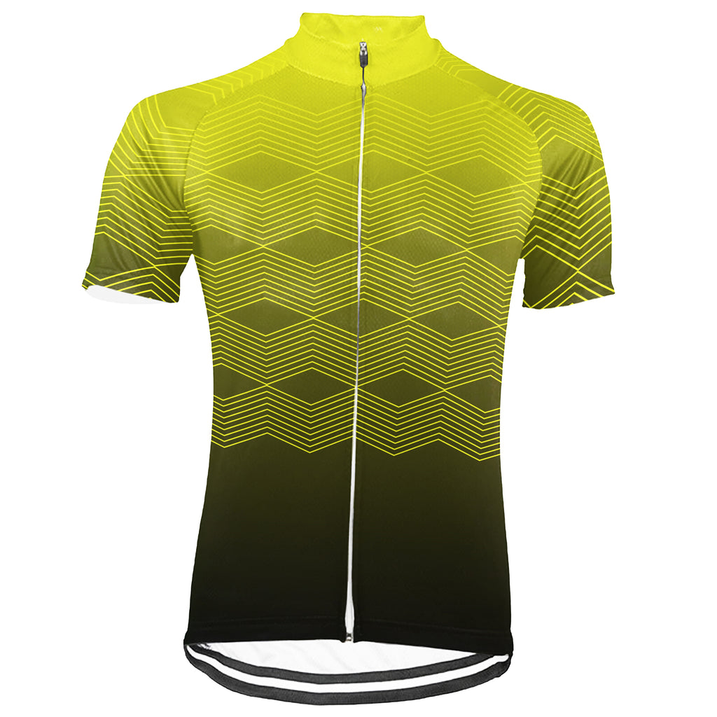 Customized Cycling Jersey Yellow Jersey For Men