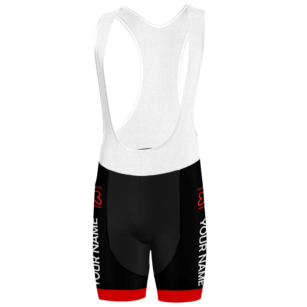 Customized Valentine Bib Cycling Bib Shorts for Unisex
