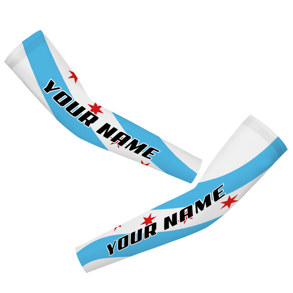 Customized Chicago Arm Sleeves Cycling Arm Warmers