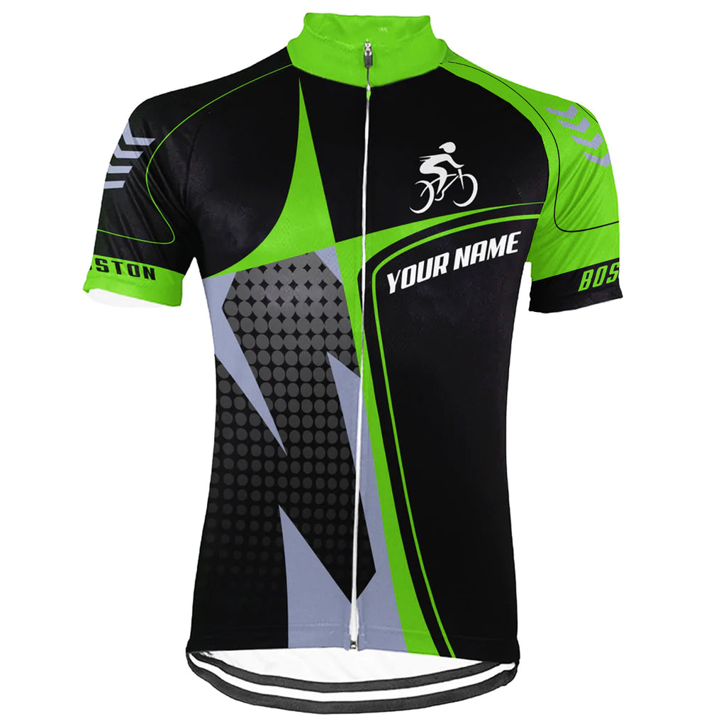 Customized Boston  Short Sleeve Cycling Jersey for Men