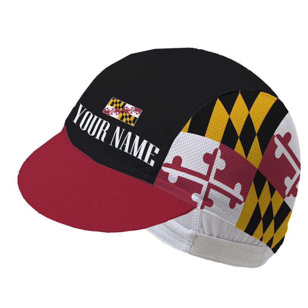 Personalized Maryland Cycling Hat Cap
