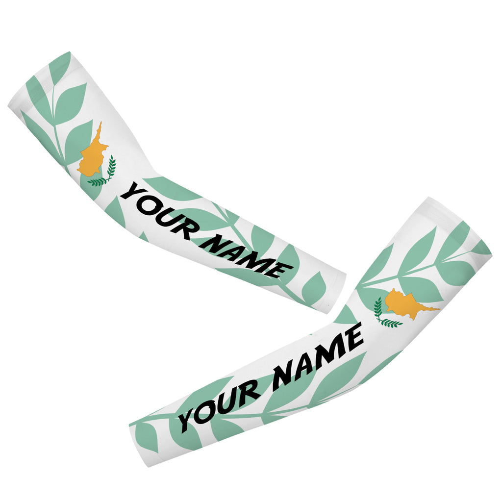 Customized Cyprus Arm Sleeves Cycling Arm Warmers