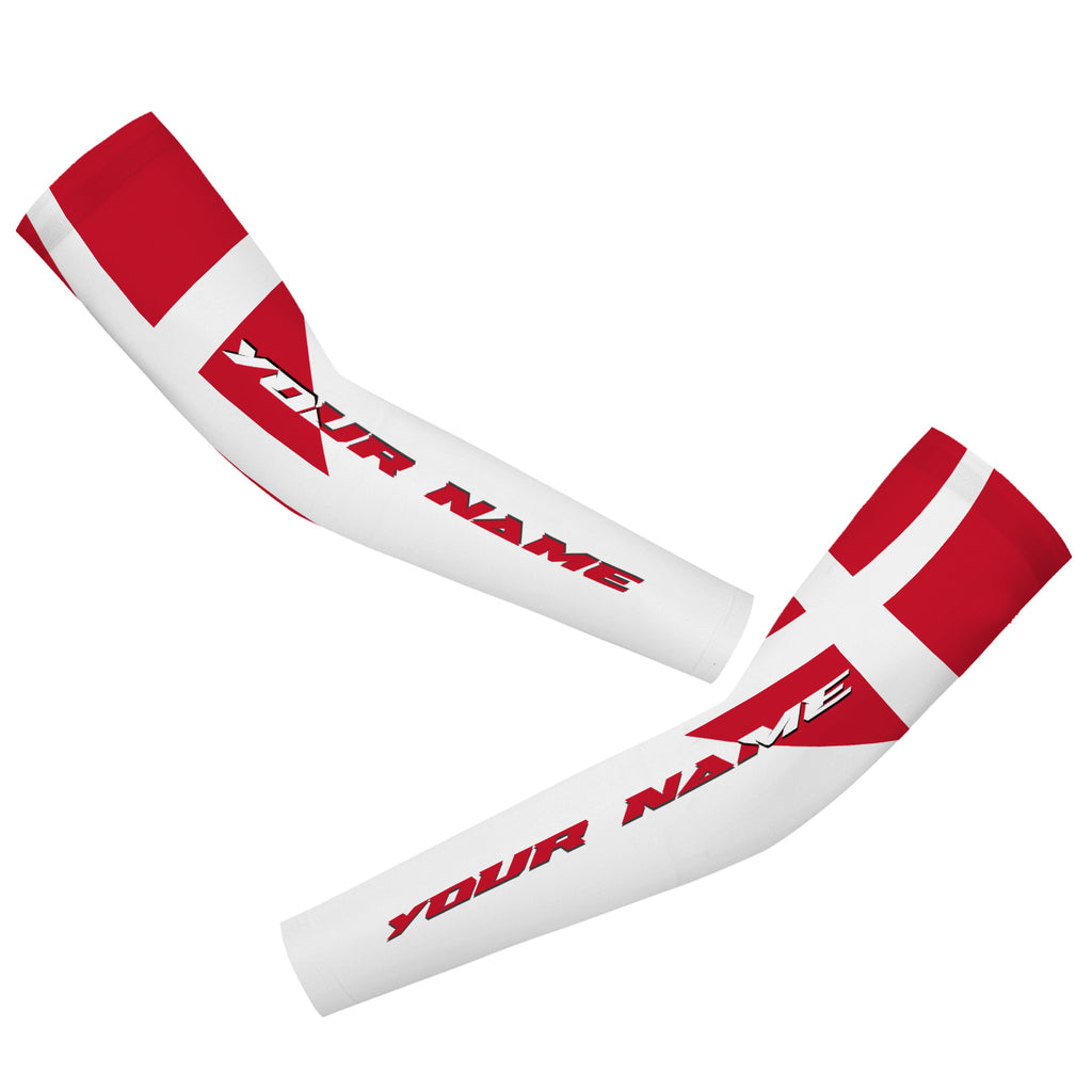 Customized Denmark Arm Sleeves Cycling Arm Warmers