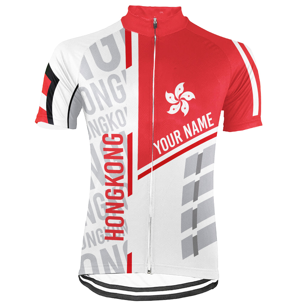 Customized HongKong Short Sleeve Cycling Jersey for Men