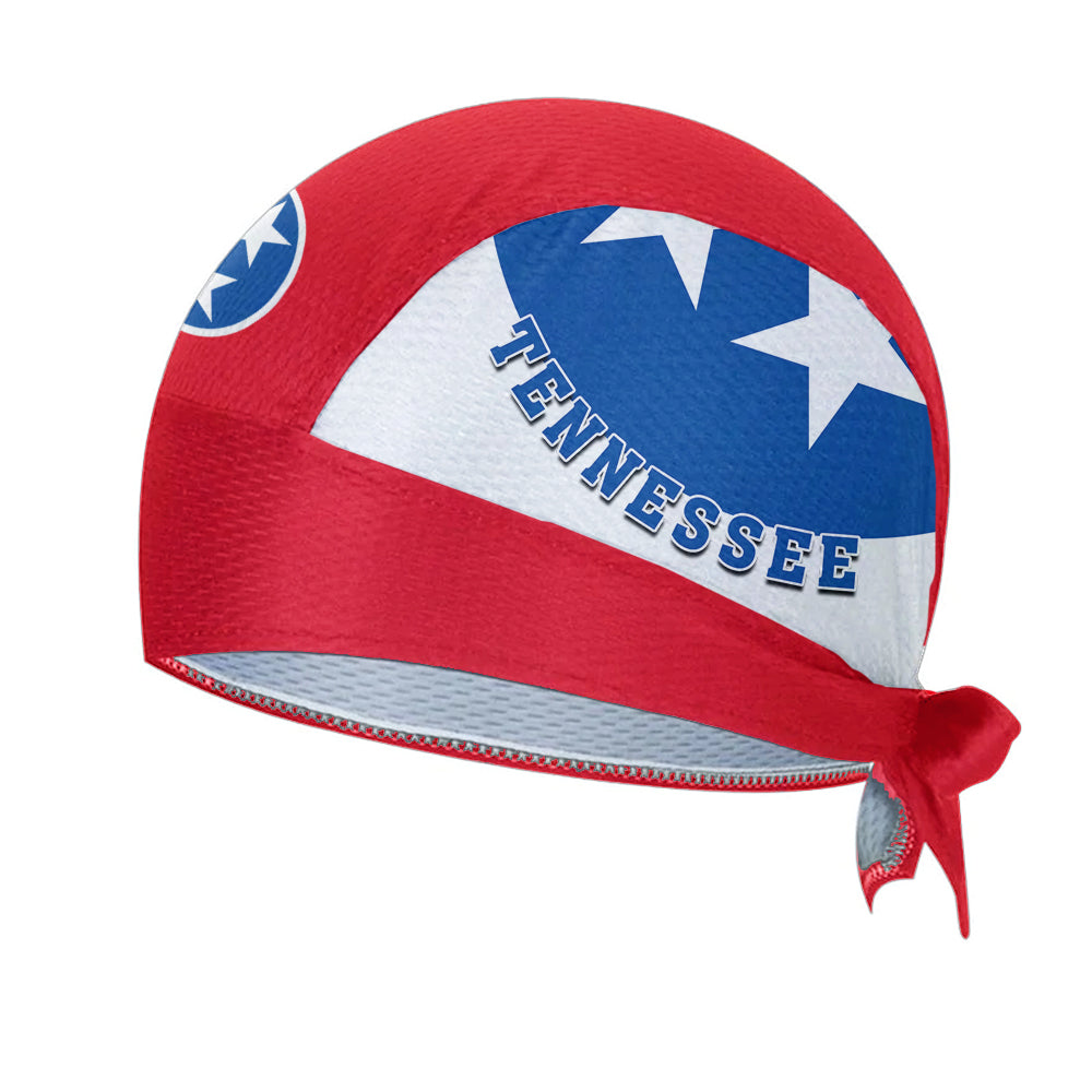 fahrradhelm pirat Tennessee Cycling Hat Cycling Headband Bandana Hat Pirate Head Scarf OutDoor Sport Summer Mountain Bike for Men/Women D01150822_04 / XXXL