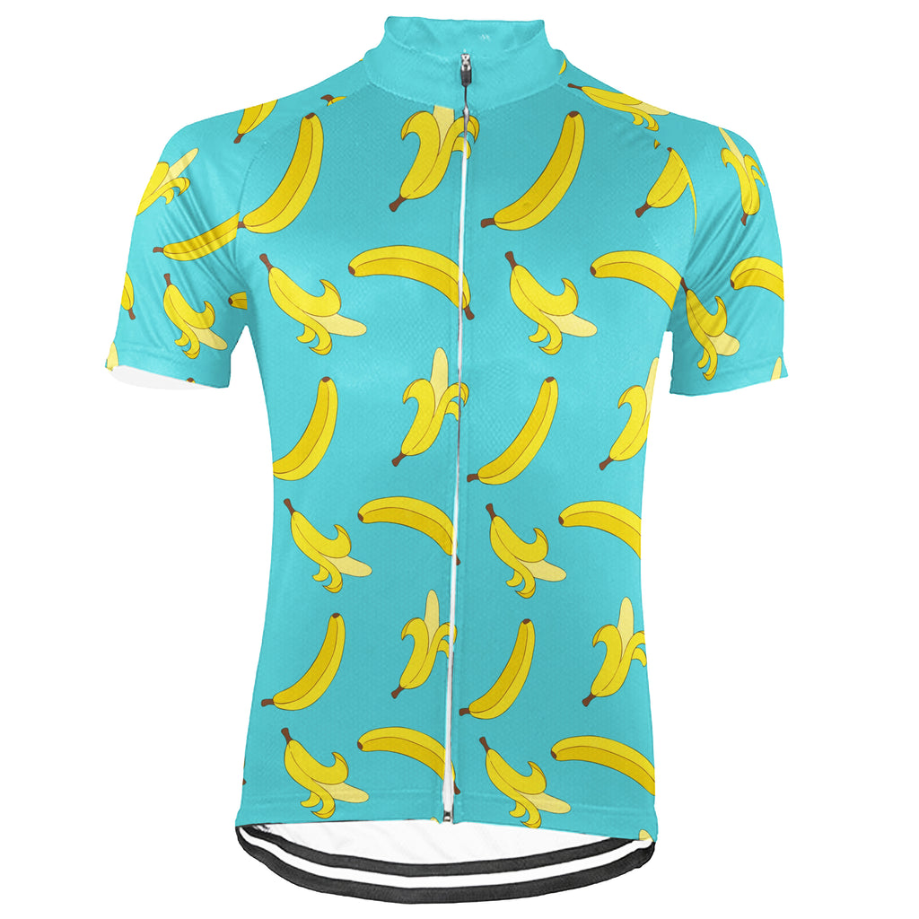 Customized Bananas Short Sleeve Cycling Jersey for Men