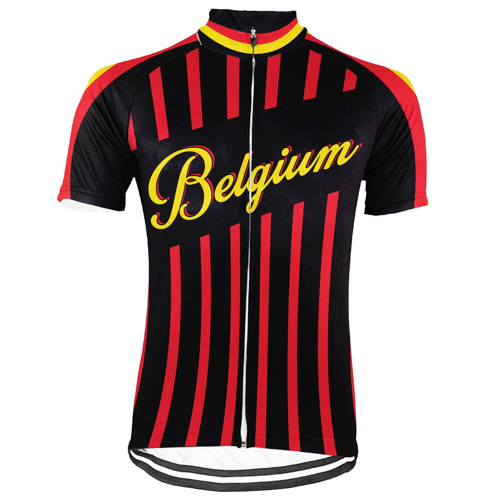 Belgium Short Sleeve Cycling Jersey for Men
