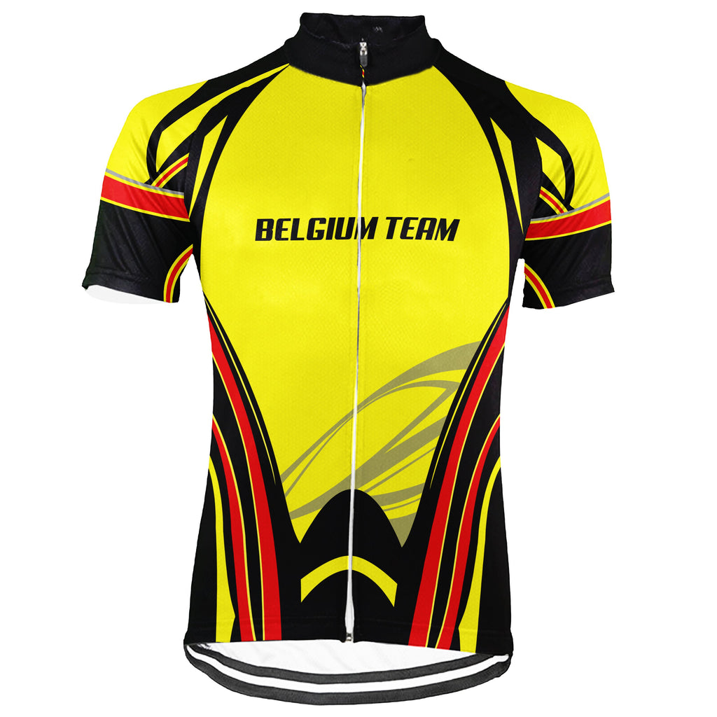 Belgium Short Sleeve Cycling Jersey for Men