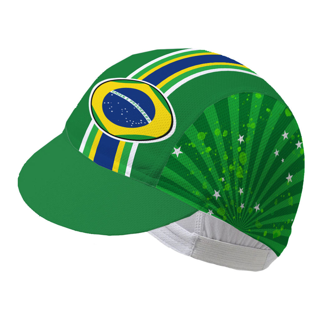 Brazil Cycling Hat Cap Cycling Cap for Men and Women