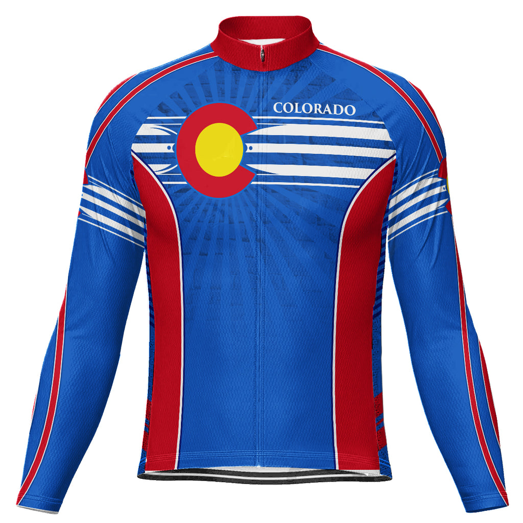 Customized Colorado Long Sleeve Cycling Jersey for Men