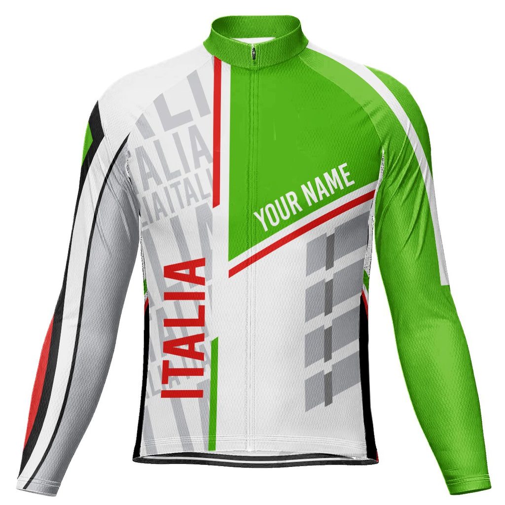 Customized Italia Winter Thermal Fleece Long Sleeve For Men