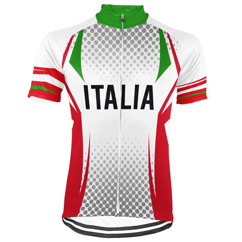 Italian Short Sleeve Cycling Jersey for Men