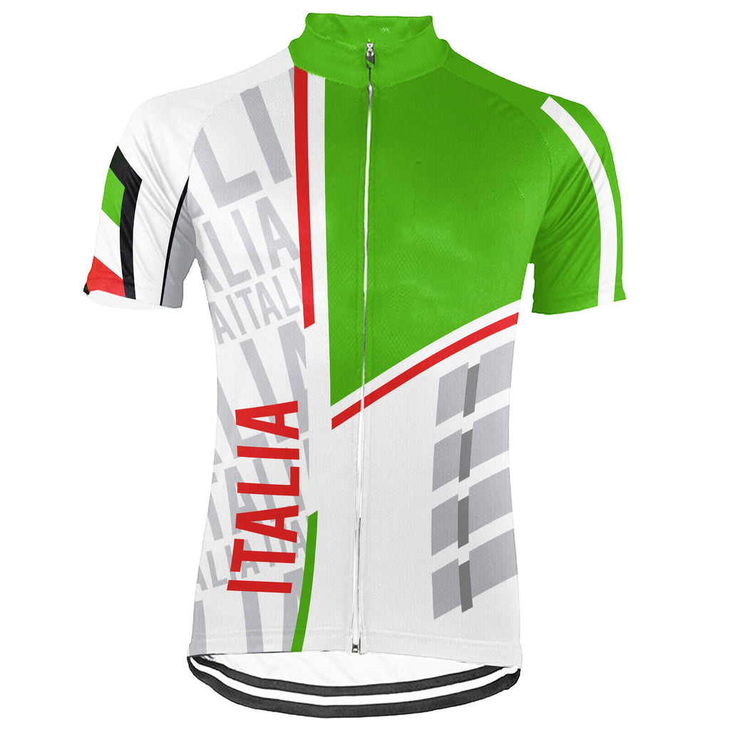Italian Short Sleeve Cycling Jersey for Men