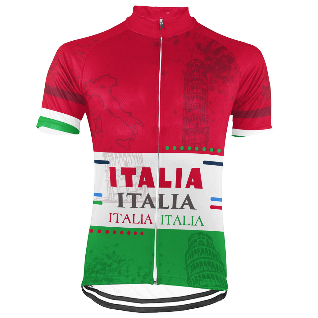 Italian Short Sleeve Cycling Jersey for Men