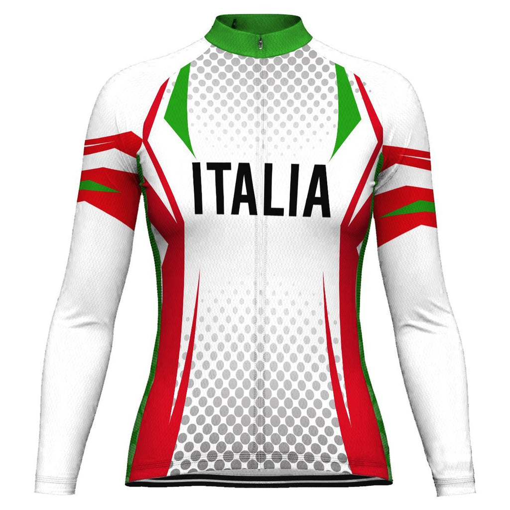 Italian Long Sleeve Cycling Jersey for Women