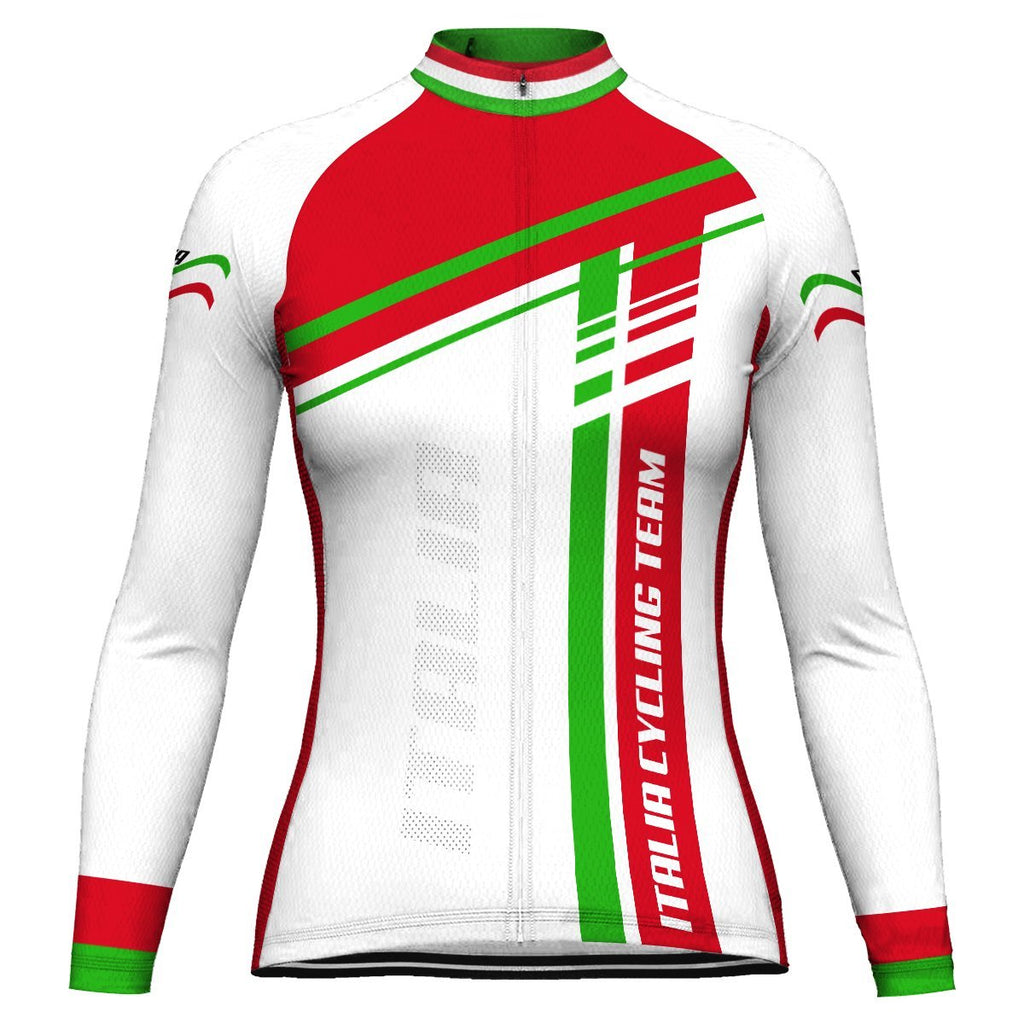 Italian Long Sleeve Cycling Jersey for Women