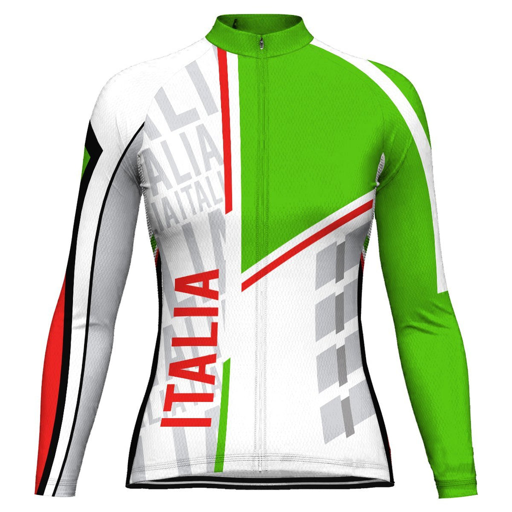 Italian Long Sleeve Cycling Jersey for Women