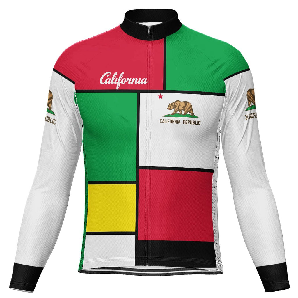 California Long Sleeve Cycling Jersey for Men