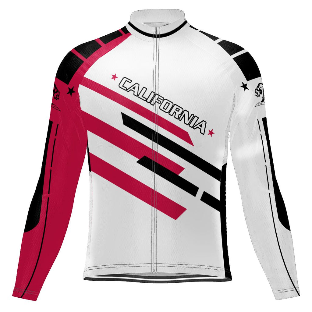 California Long Sleeve Cycling Jersey for Men