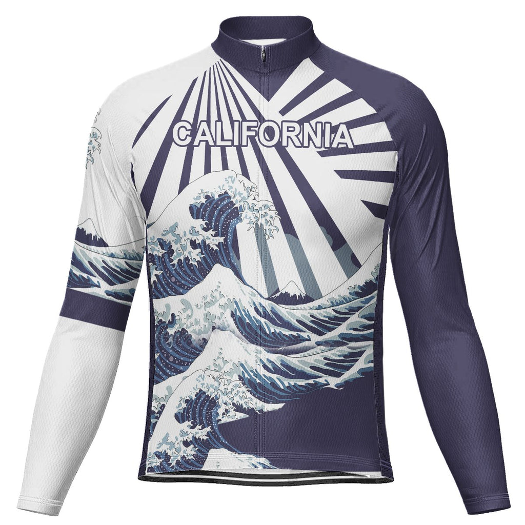 California Long Sleeve Cycling Jersey for Men