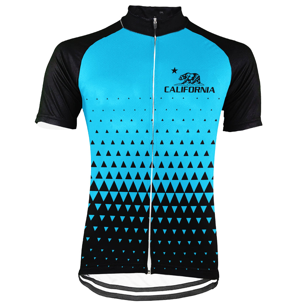 California Short Sleeve Cycling Jersey for Men