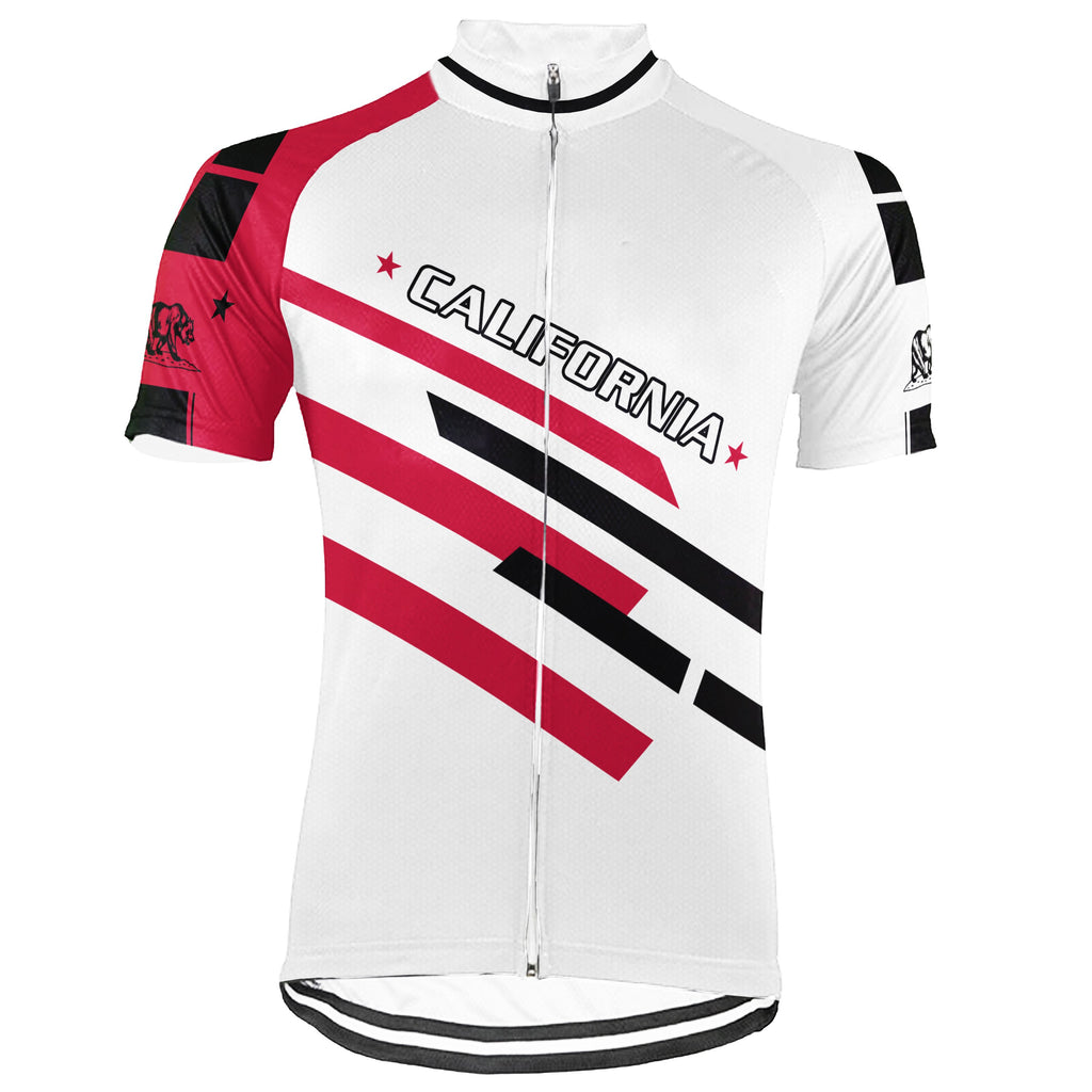 California Short Sleeve Cycling Jersey for Men