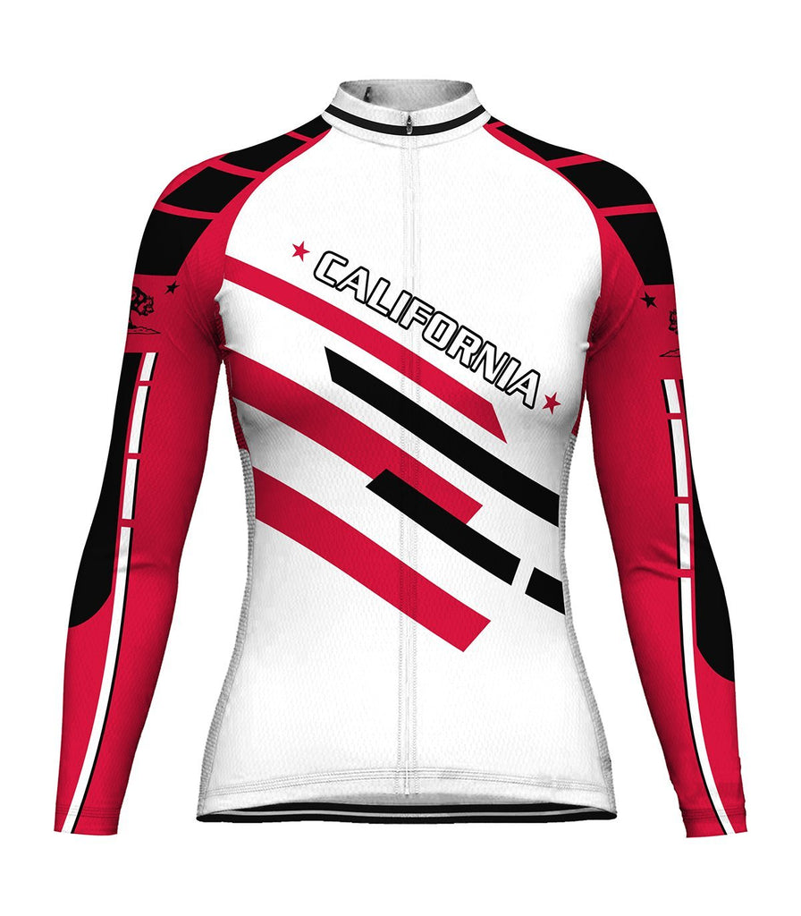 California Long Sleeve Cycling Jersey for Women
