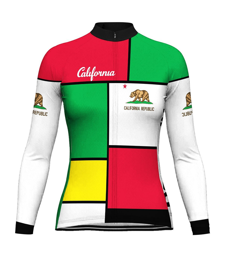 California Long Sleeve Cycling Jersey for Women