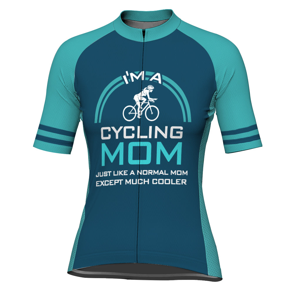 Customized Short Sleeve Cycling Jersey For Women- I'm A Cycling Mom