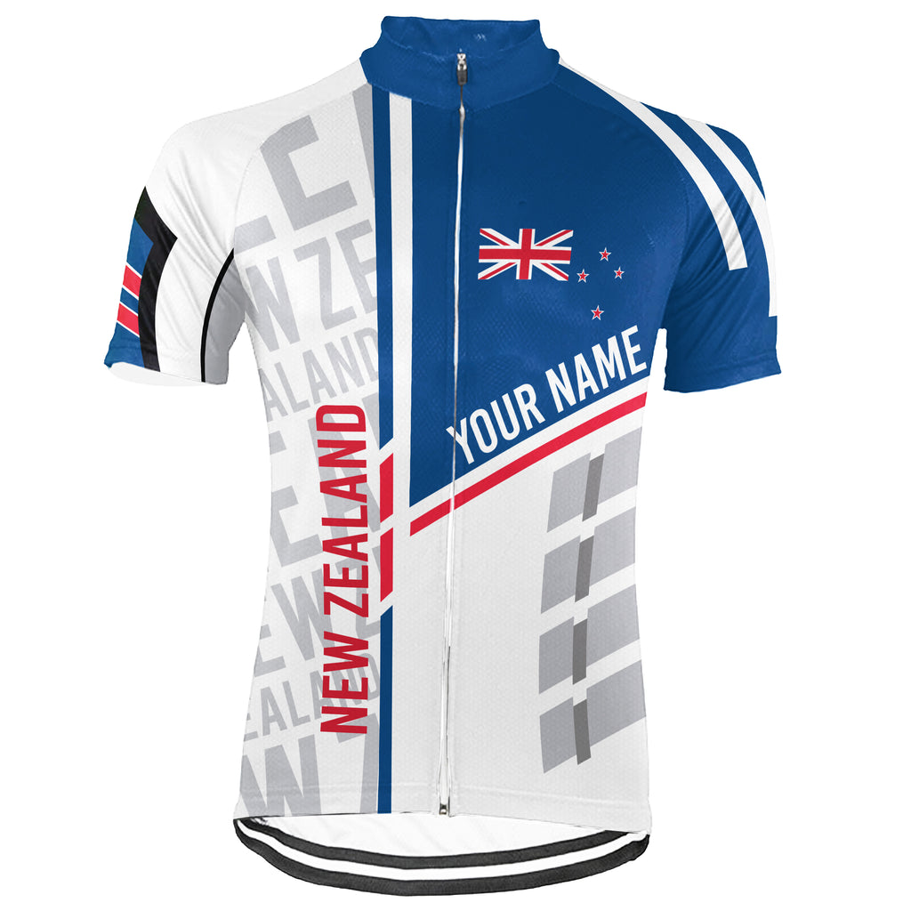 Customized New Zealand Short Sleeve Cycling Jersey for Men