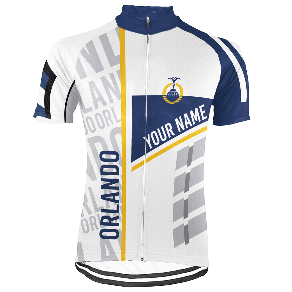 Customized Orlando Short Sleeve Cycling Jersey for Men