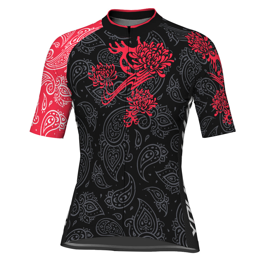 Customized Divine Hana Short Sleeve Cycling Jersey for Women