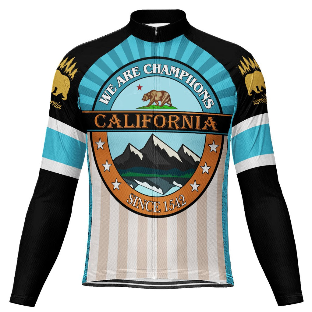 California Long Sleeve Cycling Jersey for Men