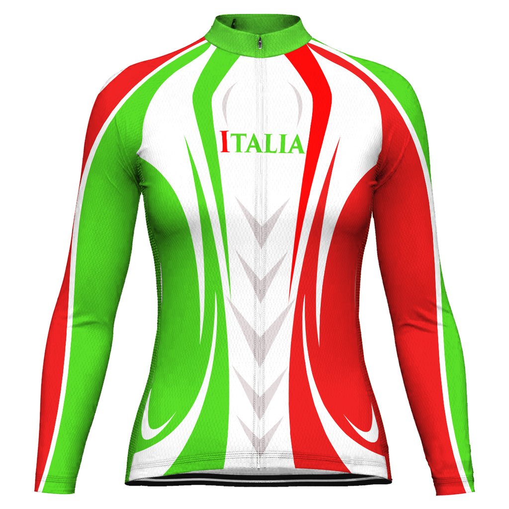 Customized Italia Winter Thermal Fleece Long Sleeve For Women