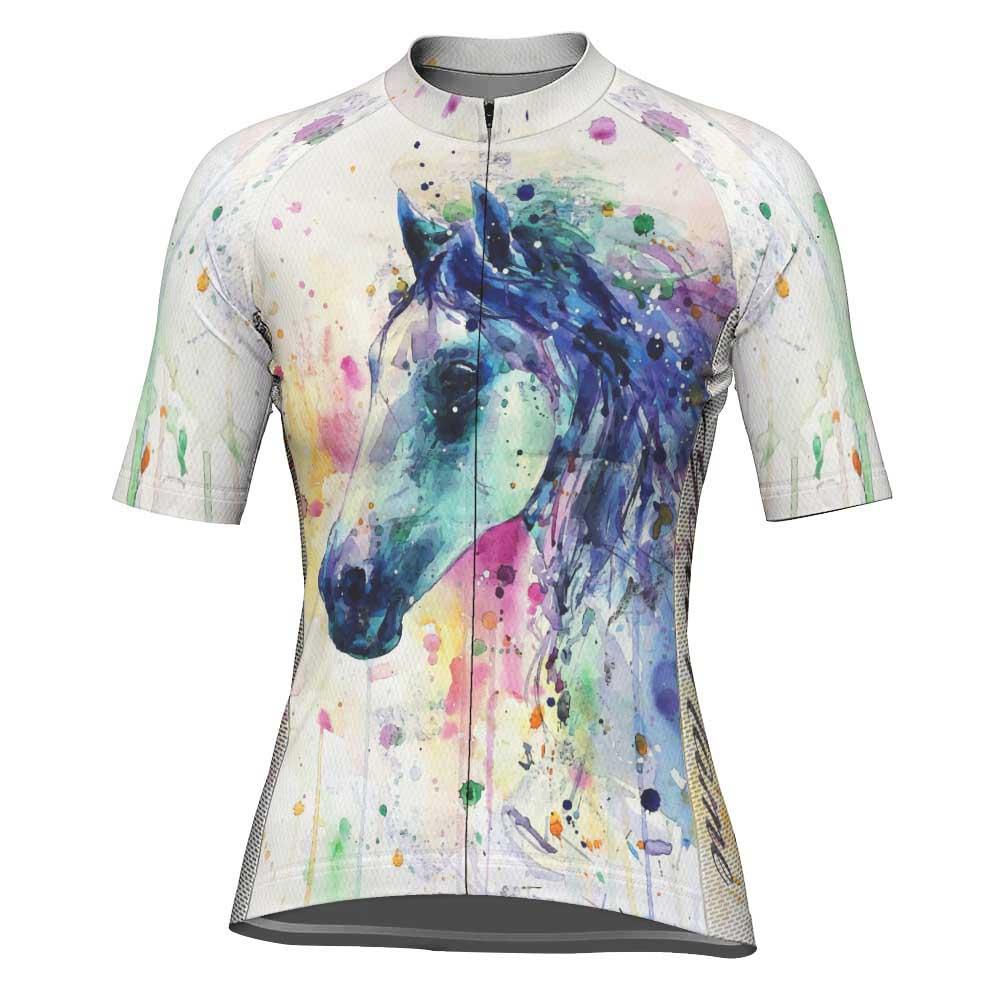 Customized Horse Winter Thermal Fleece Short Sleeve For Women