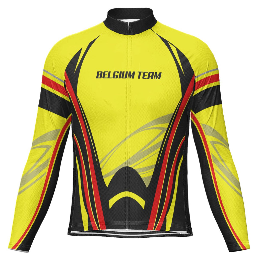 Customized Belgium Winter Thermal Fleece Long Sleeve For Men