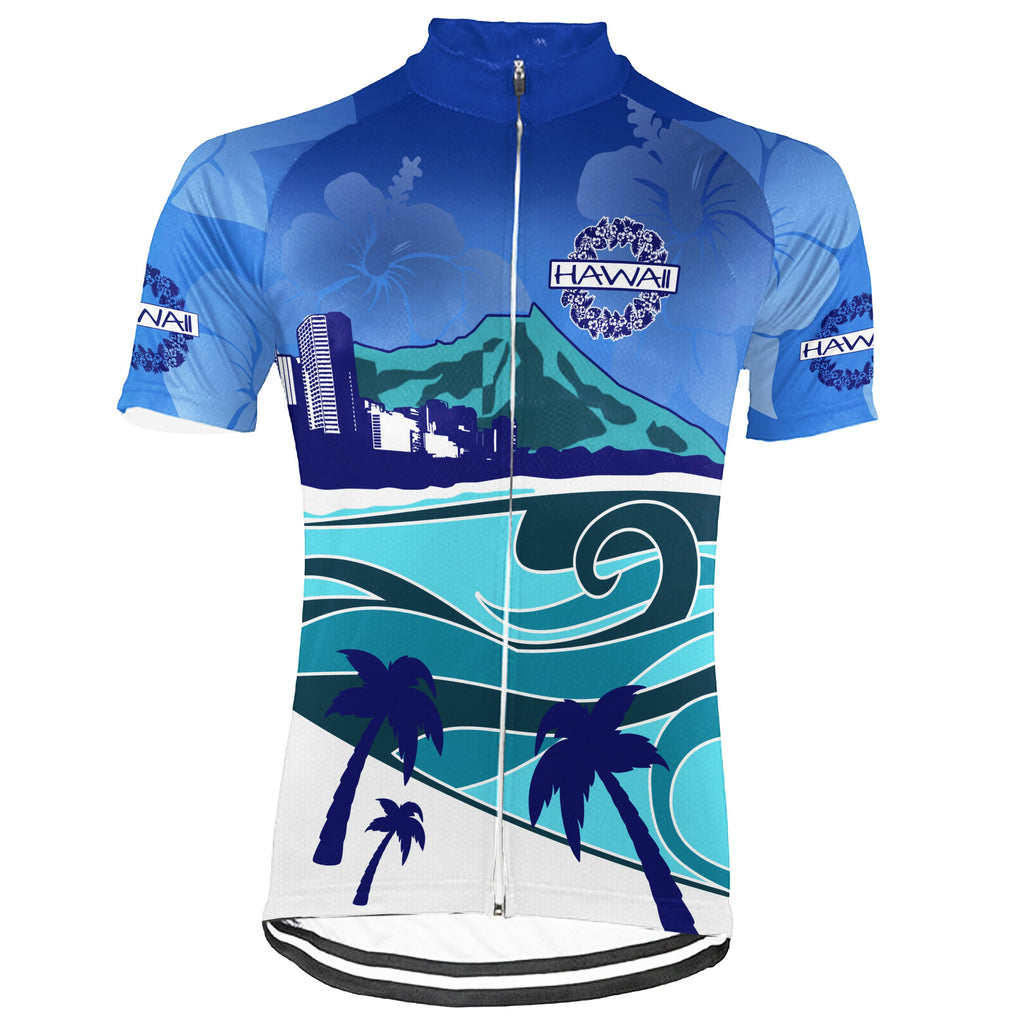 Customized Hawaii Winter Thermal Fleece Short Sleeve For Men