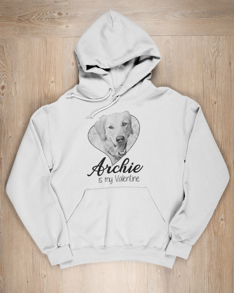 Custom Hand-Drawn Dog Pet Photo T-Shirt, Long Sleeve, Hoodie-Coffee Jersey With Name