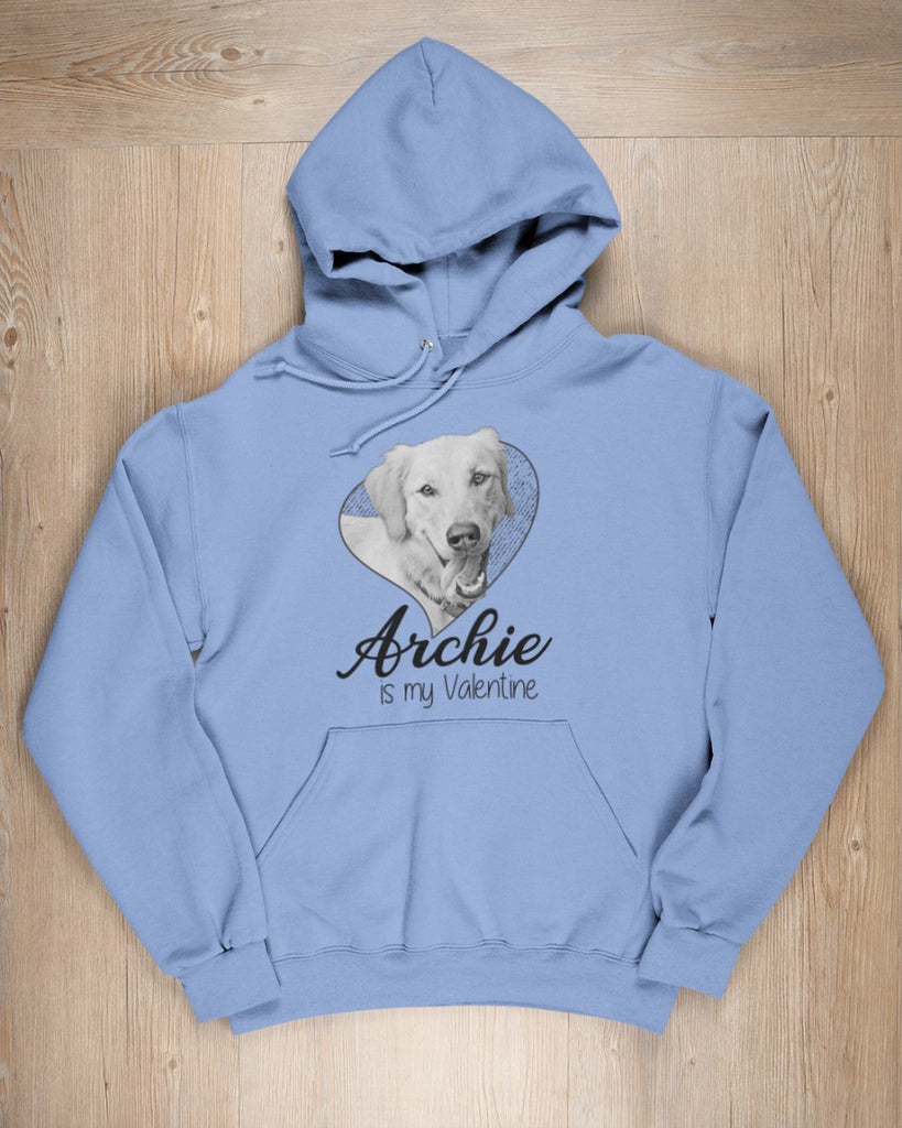 Custom Hand-Drawn Dog Pet Photo T-Shirt, Long Sleeve, Hoodie-Coffee Jersey With Name