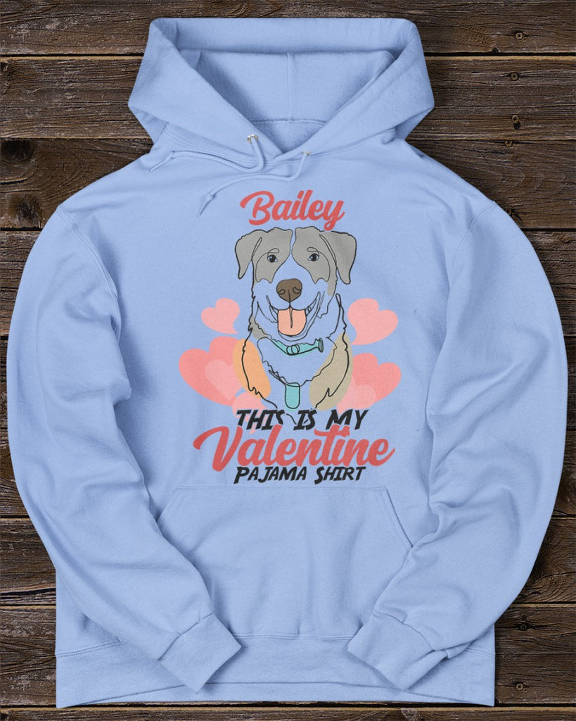 Custom Hand-Drawn Dog Pet Photo T-Shirt, Long Sleeve, Hoodie-Coffee Jersey With Name