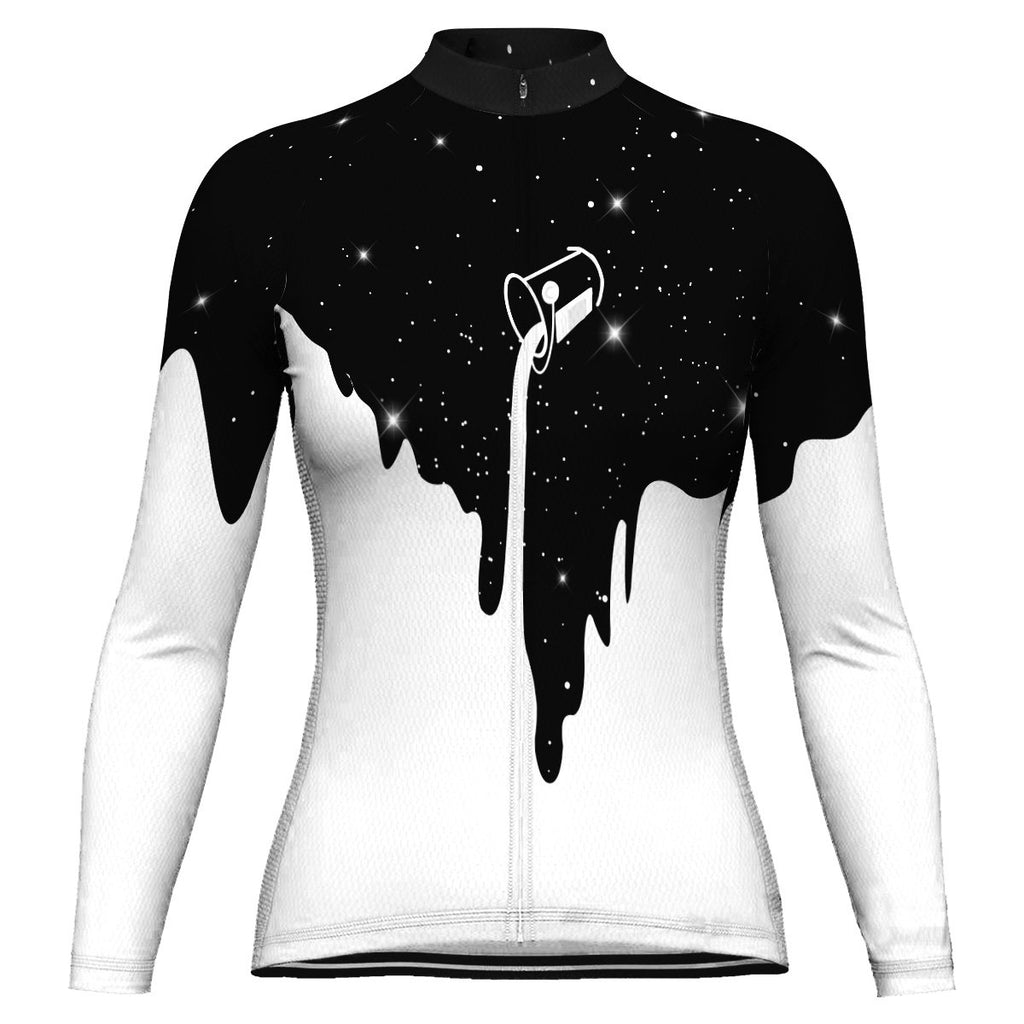 Galaxy Long Sleeve Cycling Jersey for Women
