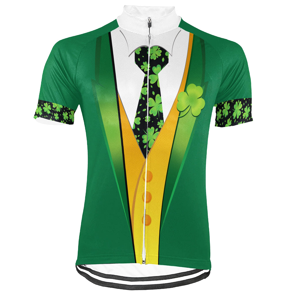 Customized Patrick's Day Short Sleeve Cycling Jersey for Men
