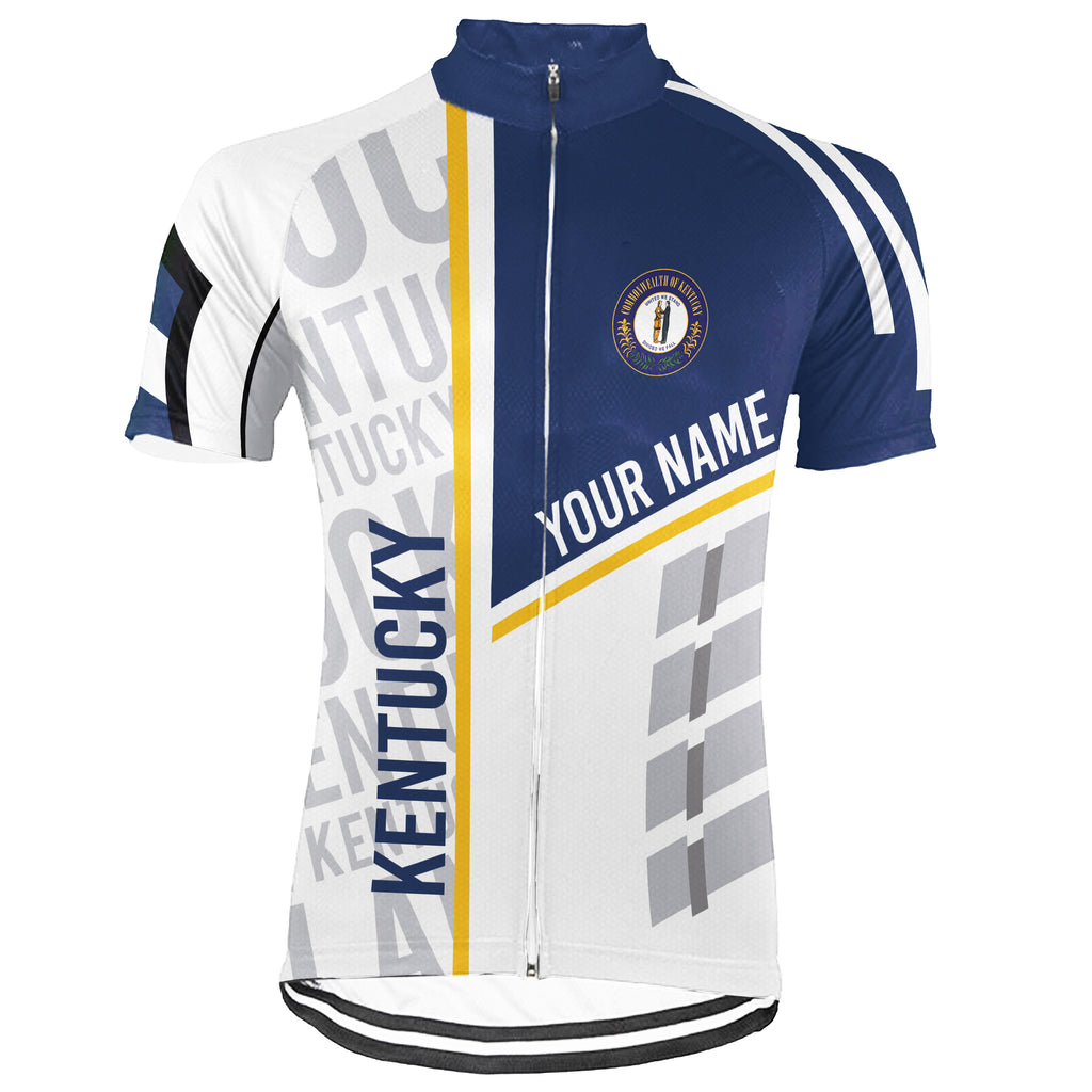 Customized Kentucky Short Sleeve Cycling Jersey for Men