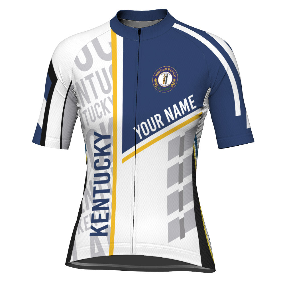 Customized Kentucky Short Sleeve Cycling Jersey for Women