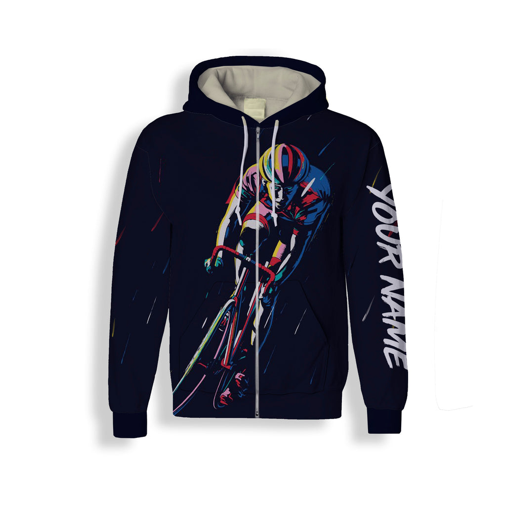 Customized Cycling Short Sleeve, Zip Up Hoodie, Long Sleeve, Hoodie For Men