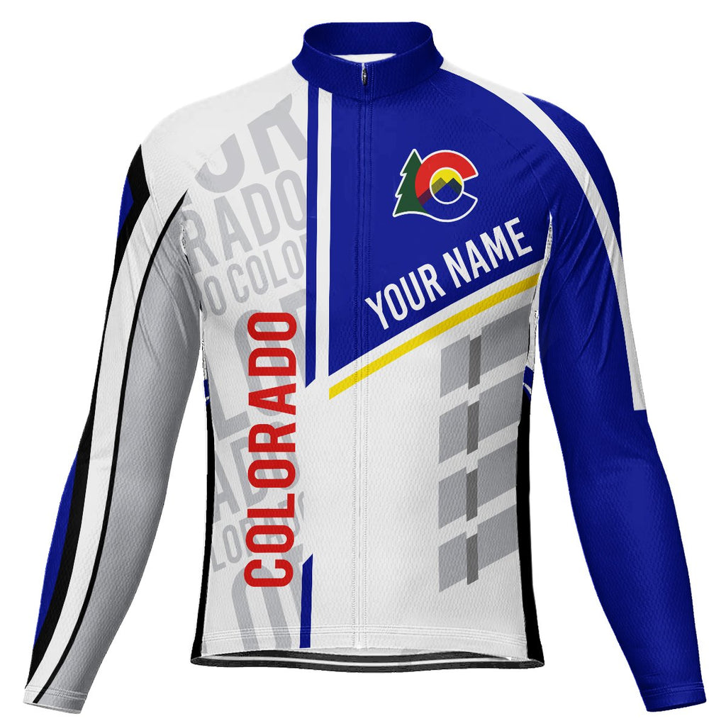 Customized Colorado Long Sleeve Cycling Jersey for Men