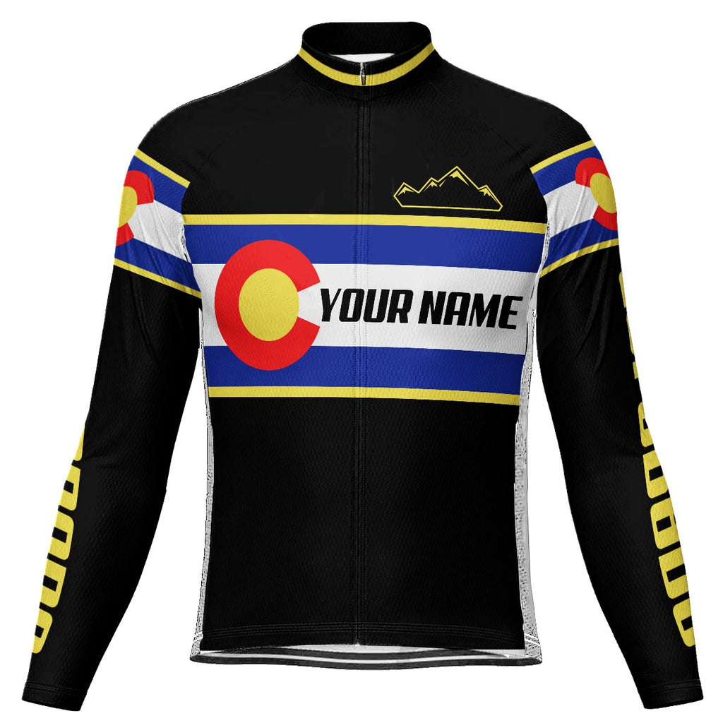 Customized Colorado Long Sleeve Cycling Jersey for Men
