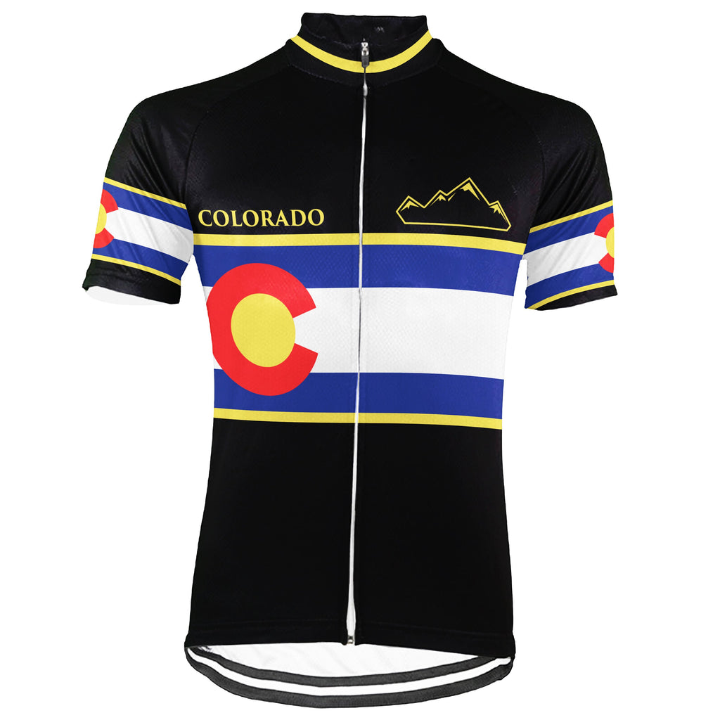 Customized Colorado Short Sleeve Cycling Jersey for Men